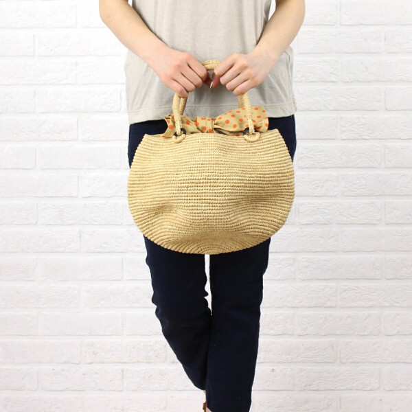 サンアルシデ カゴバッグ SOLEIL BAG SMALL The/Gecko :20230808011400