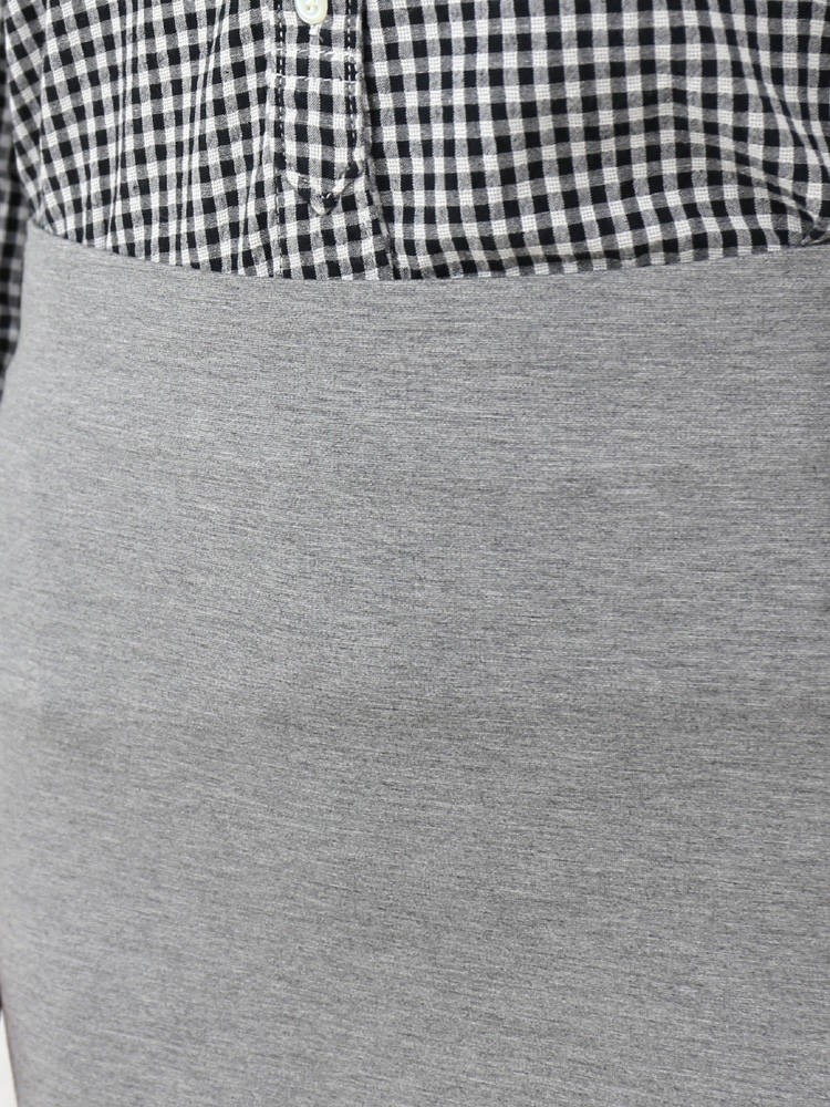 Plume Bleue(プリュムブルー)レーヨン ナイロン 膝丈 タイトスカート