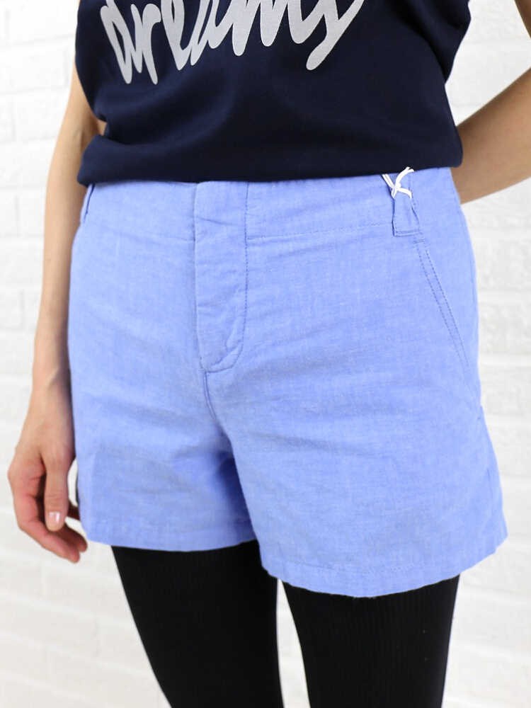 ASPESI ASPESI(アスペジ)コットン シャンブレー ホットパンツ