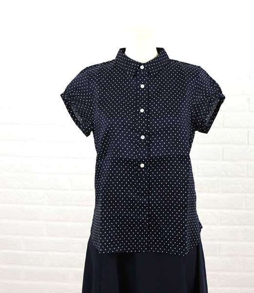大得価特価 RAG SISTA(ラグシスタ)ラミー パフスリーブ ドットプリント シャツ・RS-56233-1971501 etre!par bleu comme bleu - 通販 - PayPayモール 最新作安い