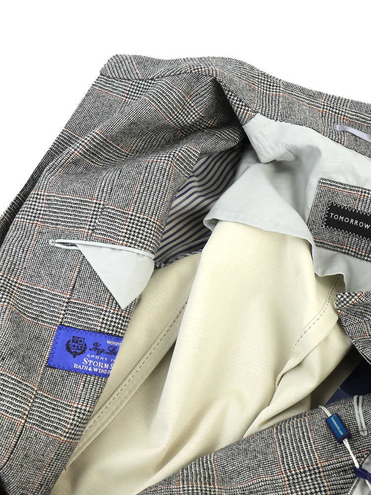 TOMORROWLAND(トゥモローランド)ウール グレンチェック ベルト付き