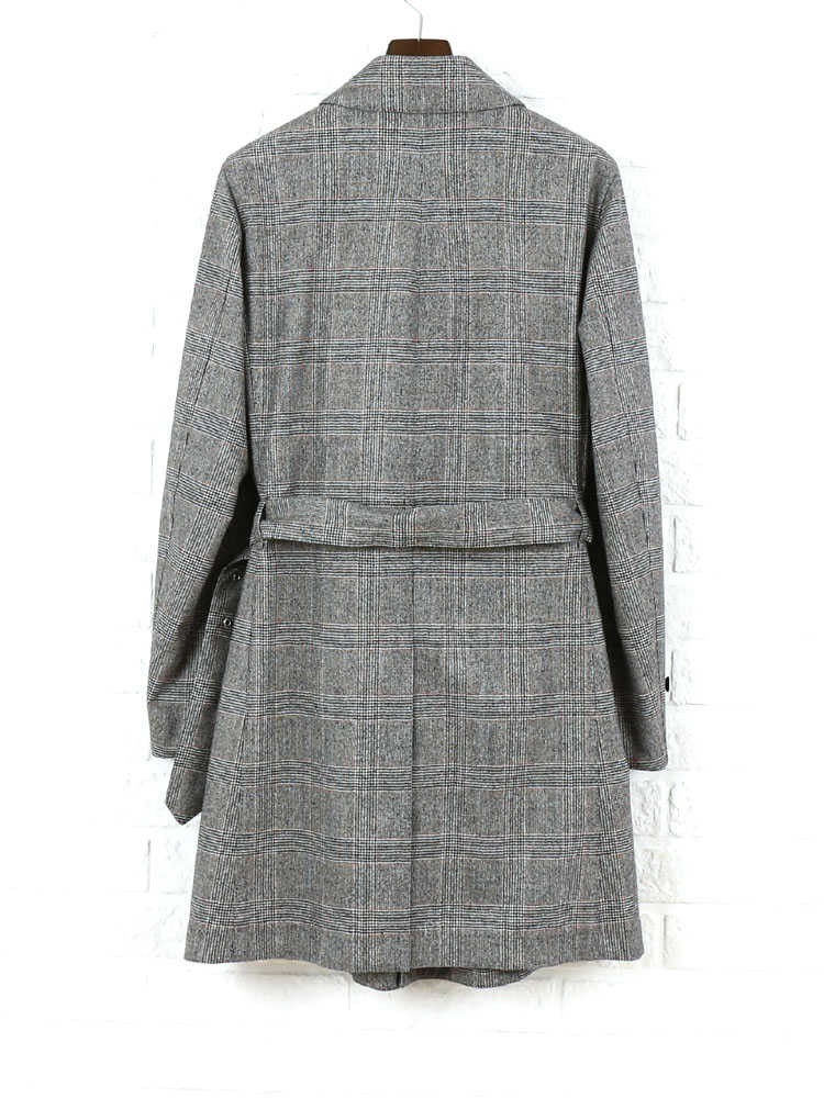 TOMORROWLAND(トゥモローランド)ウール グレンチェック ベルト付き