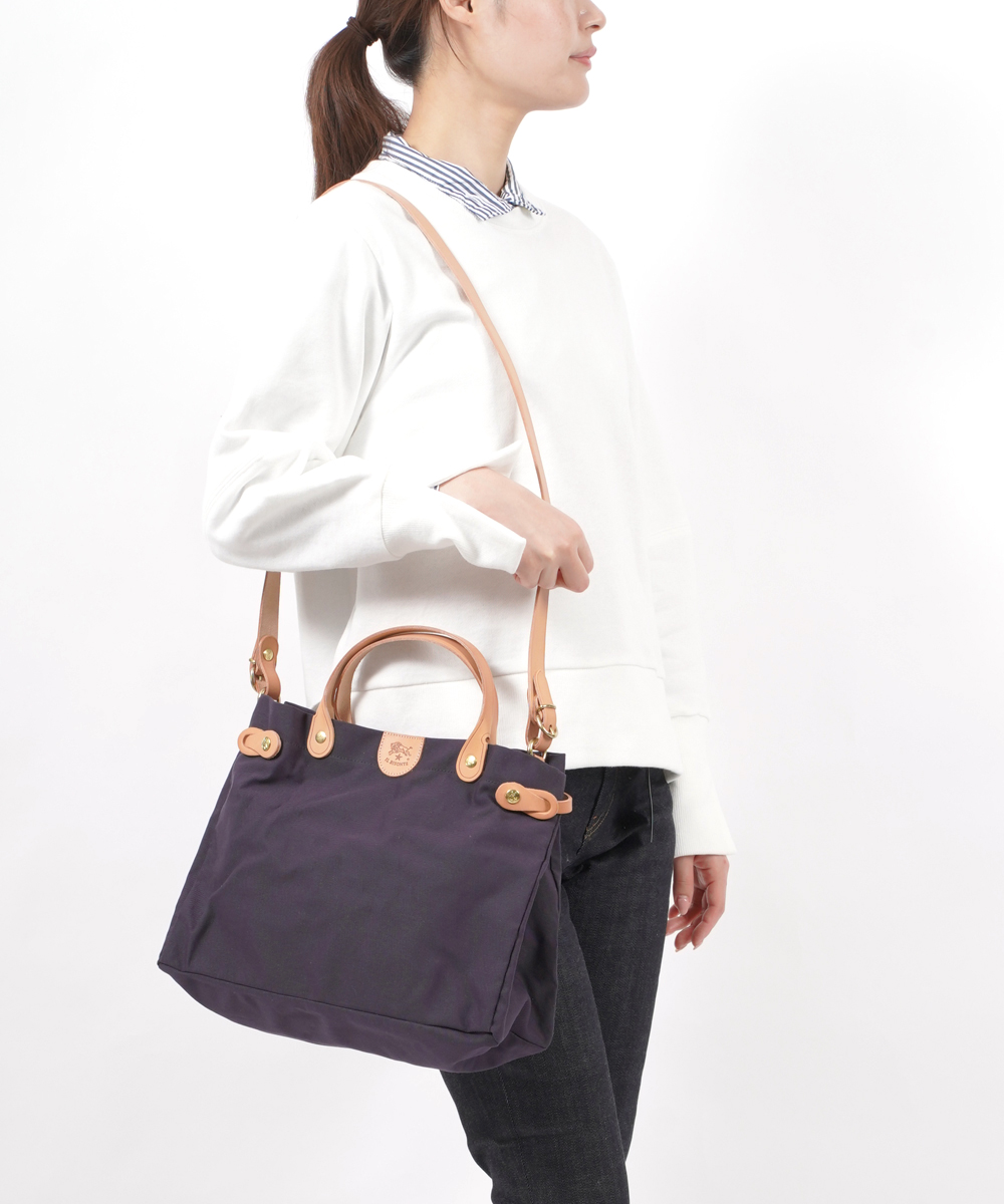 IL BISONTE イルビゾンテ コットンキャンバス トートバッグ