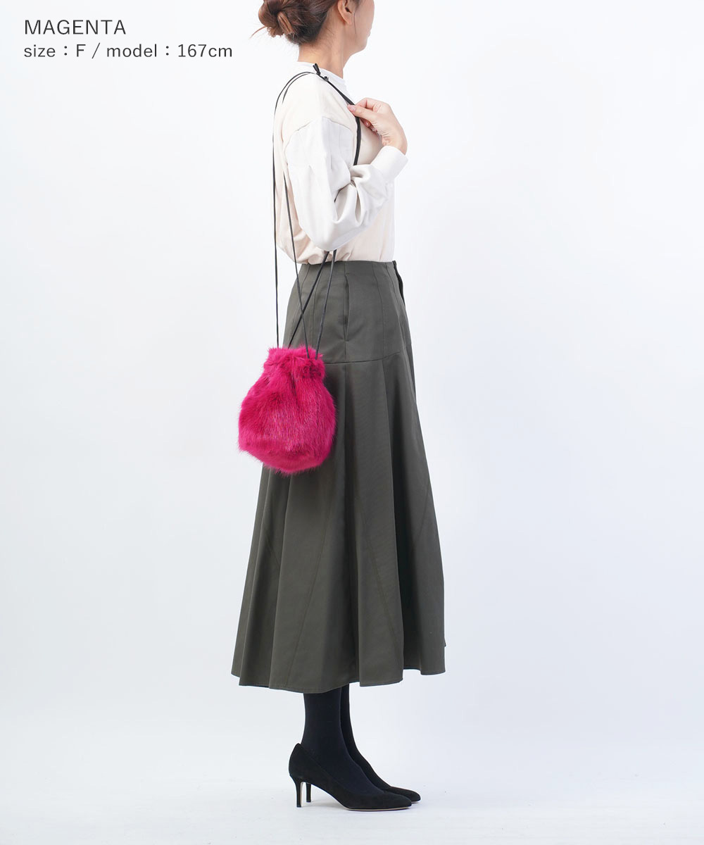 HELEN MOORE（ヘレンムーア） ショルダーバッグ ファーバッグ