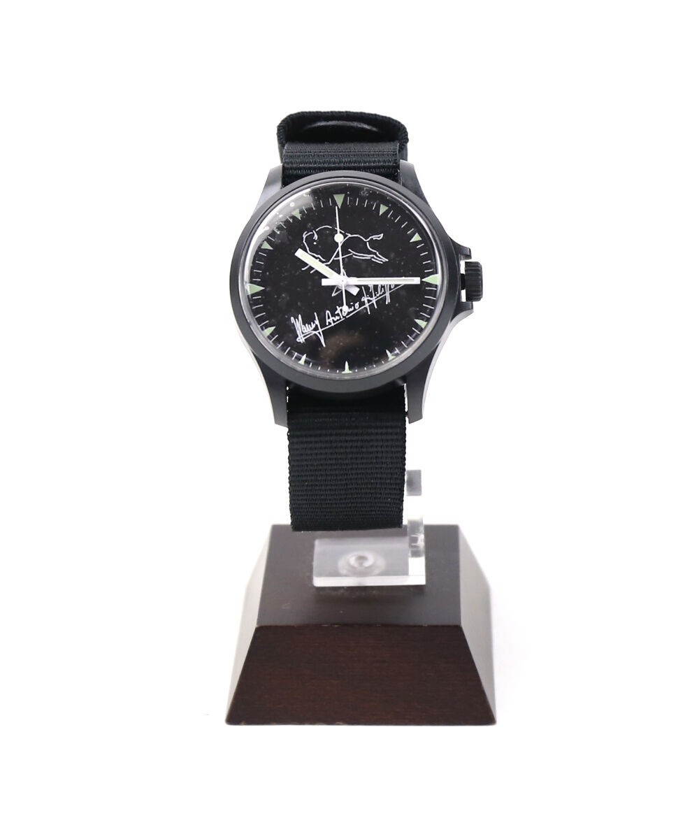 まとめ買い】 イルビゾンテ IL BISONTE 腕時計 黒色 レザー 確実正規品