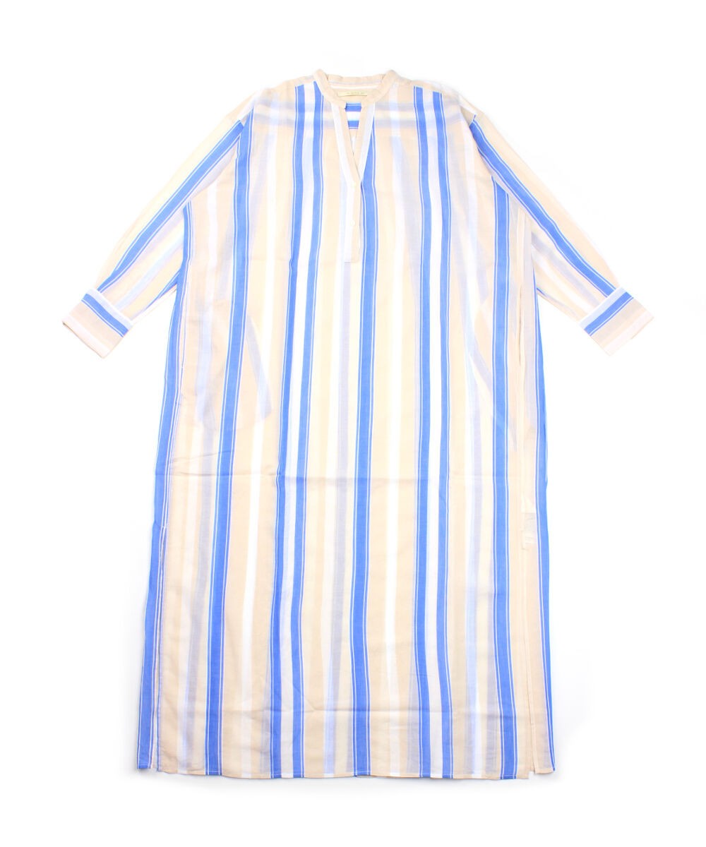 ヌキテパ シャツワンピース Voil Stripe Shirts Dress ボイルストライプシャツドレス ne Quittez pas  2020春夏新作 レディース 国内正規品
