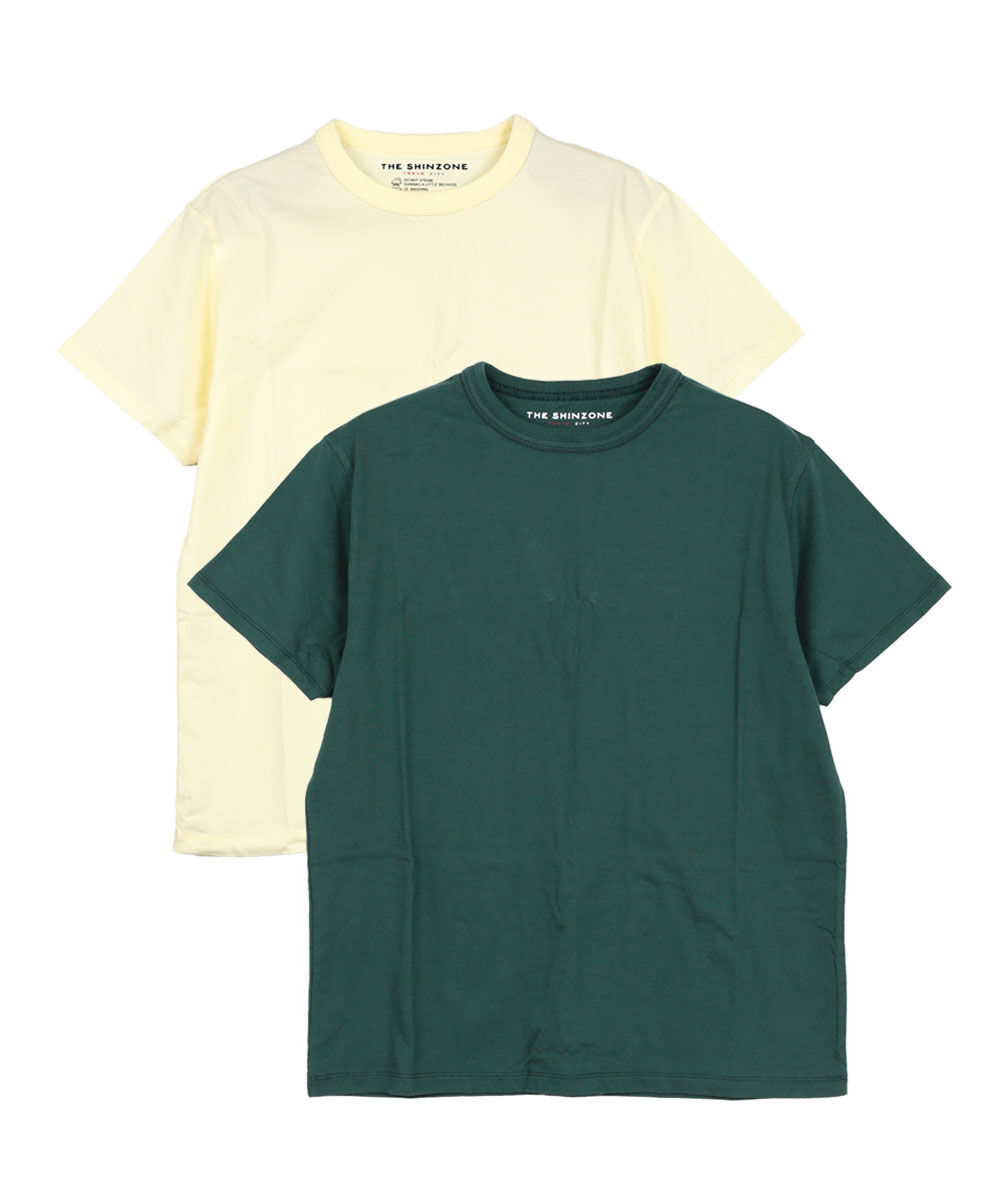 Tシャツ(半袖+袖なし) Shinzone PACK TEE Shinzone｜【送料無料】パックT 2枚セット ショートスリーブ Tシャツ