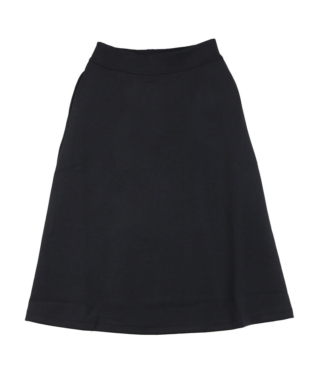 PUPULA（ププラ） アクアダブルニット フレアスカート レディース 国内