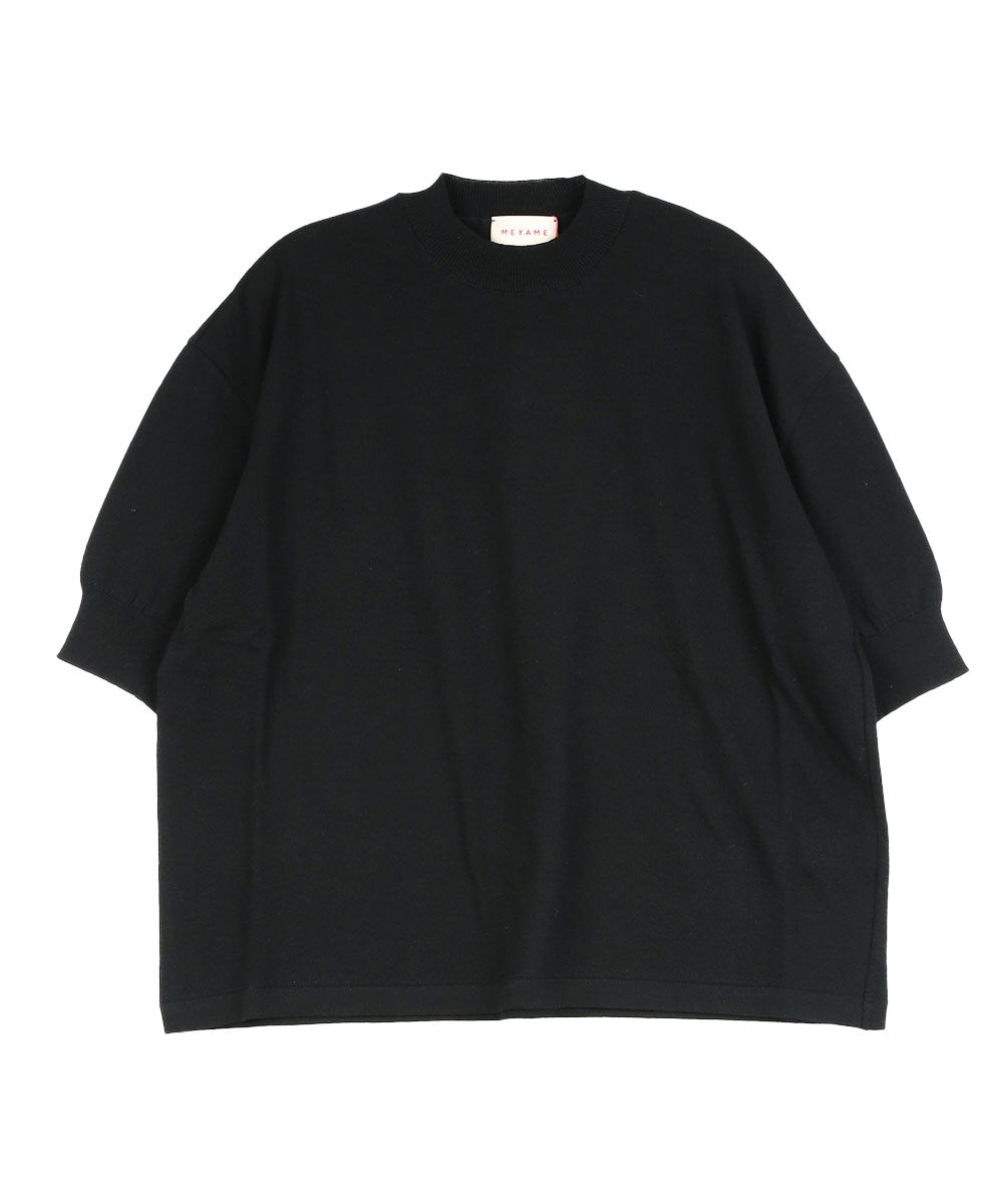 MEYAME メヤメ　コットンニットロングスリーブT メヤメ ニットプルオーバー COTTON KNIT LONG SLEEVE TEE コットン