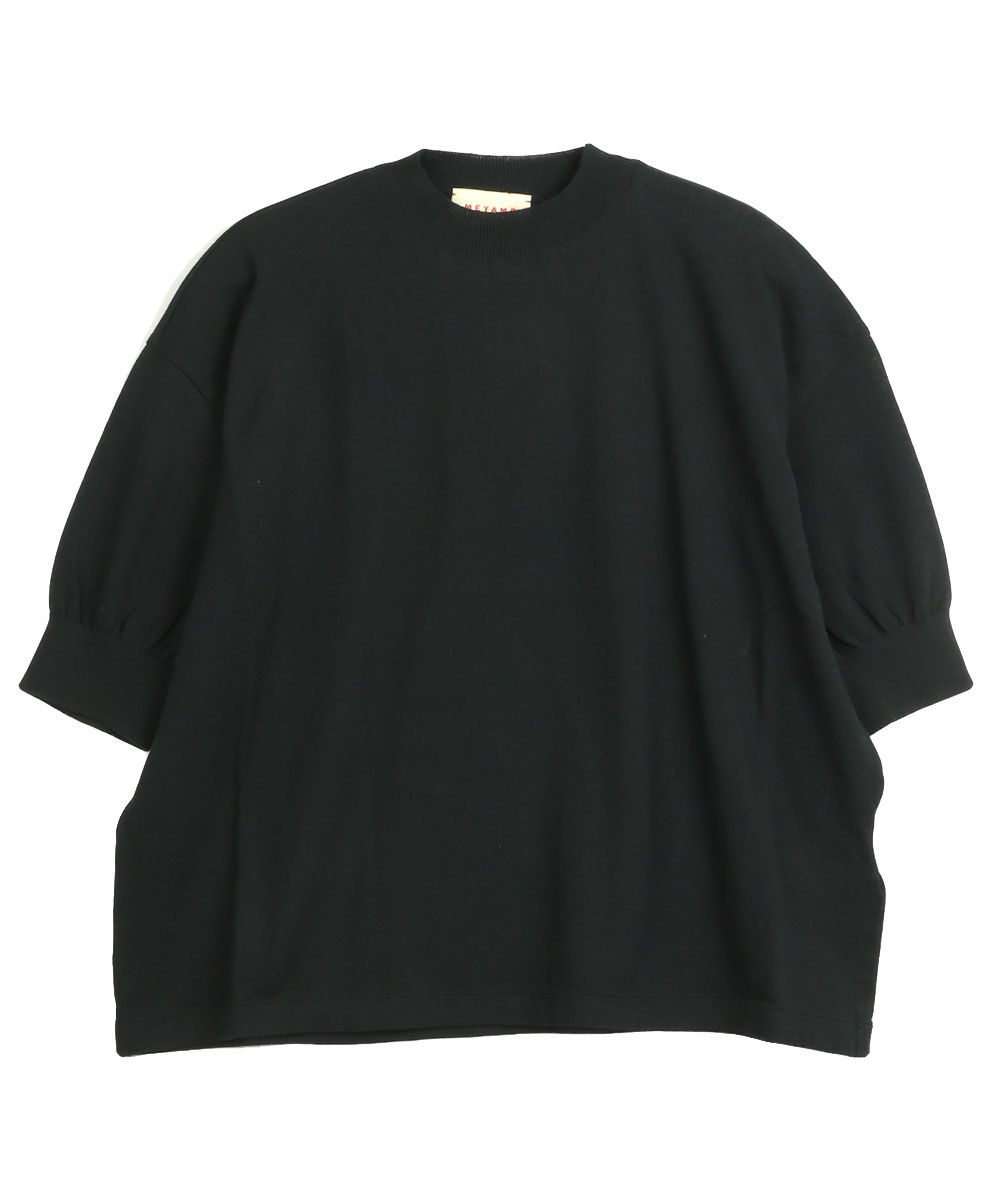 メヤメ コットンニットTシャツ COTTON KNIT TEE MEYAME 2024春夏新作 レディース 国内正規品