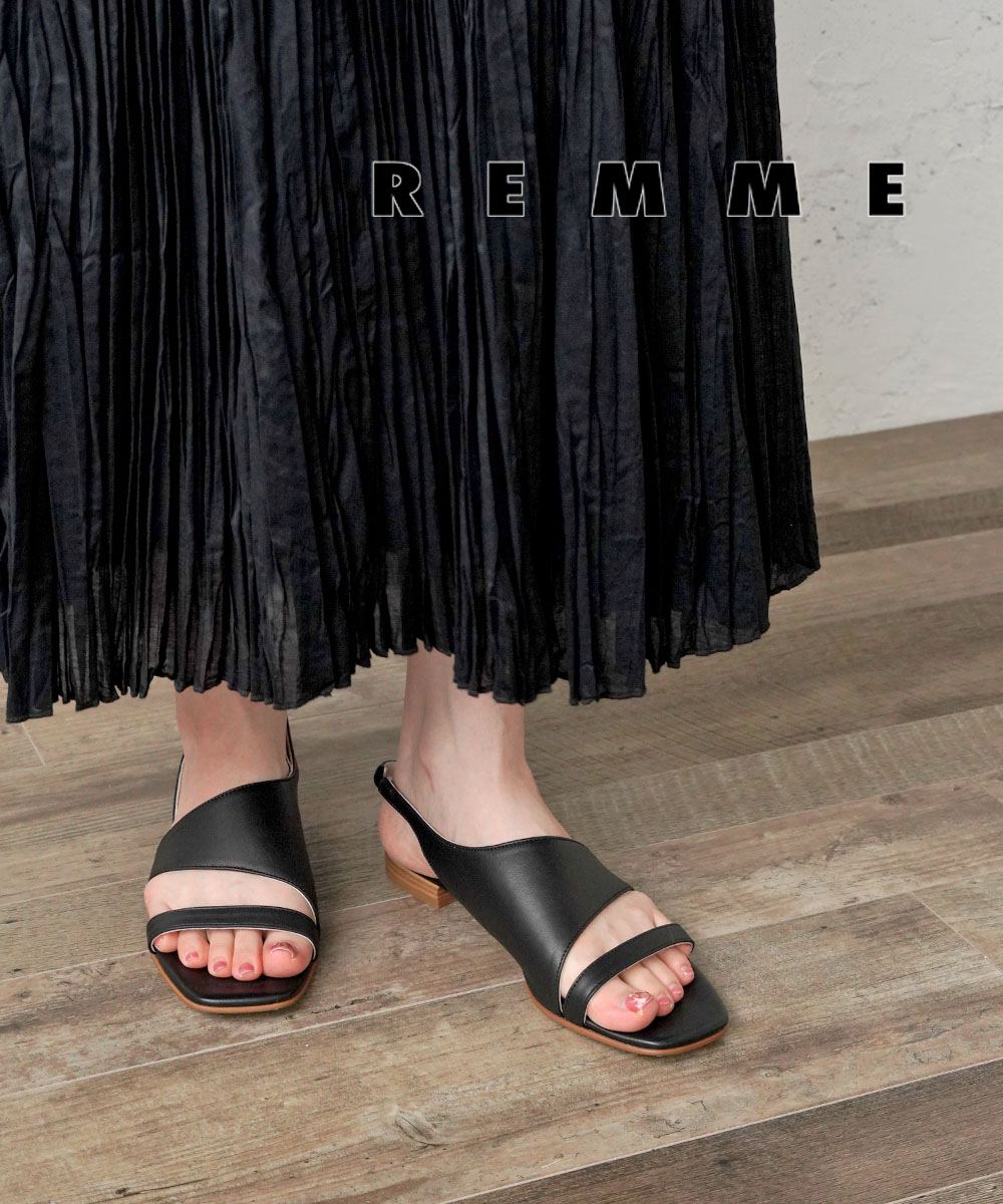 レメ ストラップサンダル フラットサンダル REMME レディース 国内正規品