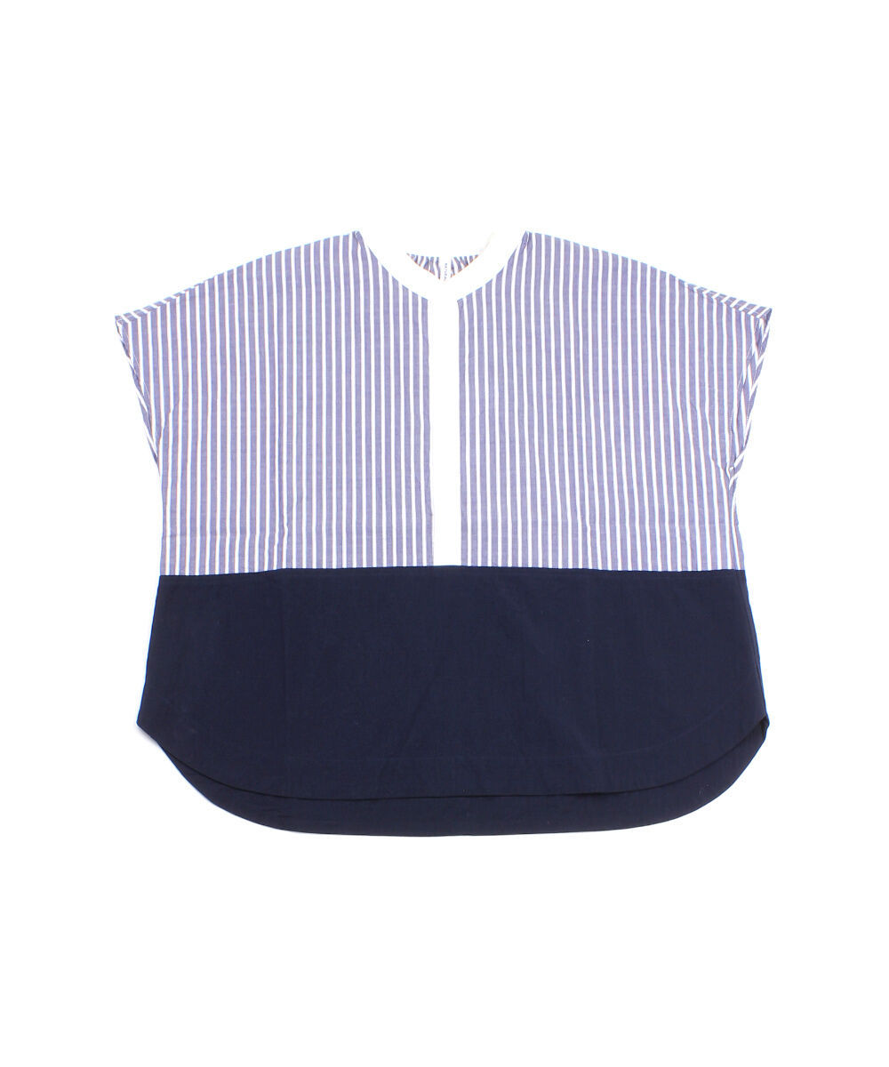 ナチュラルランドリー フレンチTシャツ コットンリネンシャツ ブラウス