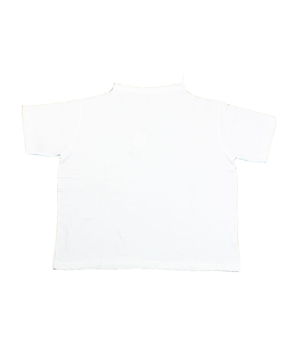 NATURAL LAUNDRY ボトルネックカットソー　ブルーベリー NATURAL LAUNDRY ナチュラルランドリー ボトルネックTシャツ