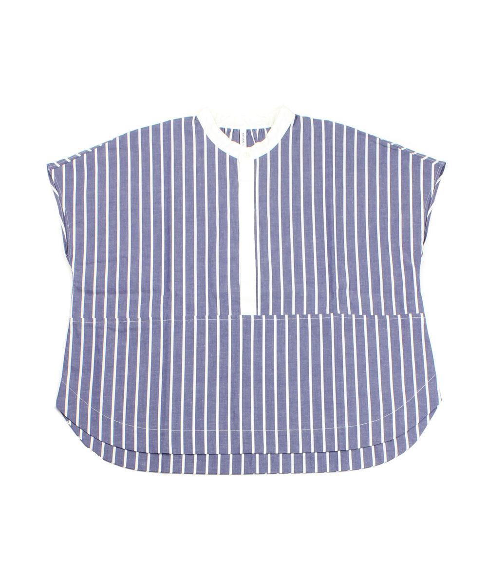 b993＊ ナチュラルランドリー クレリック パネルフレンチシャツ NATURAL LAUNDRY ナチュラルランドリー クレリックパネル
