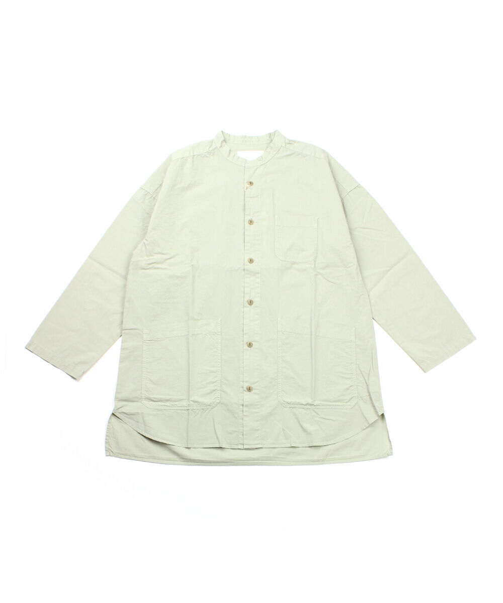 NATURAL LAUNDRY（ナチュラルランドリー） バンドカラーシャツ コック