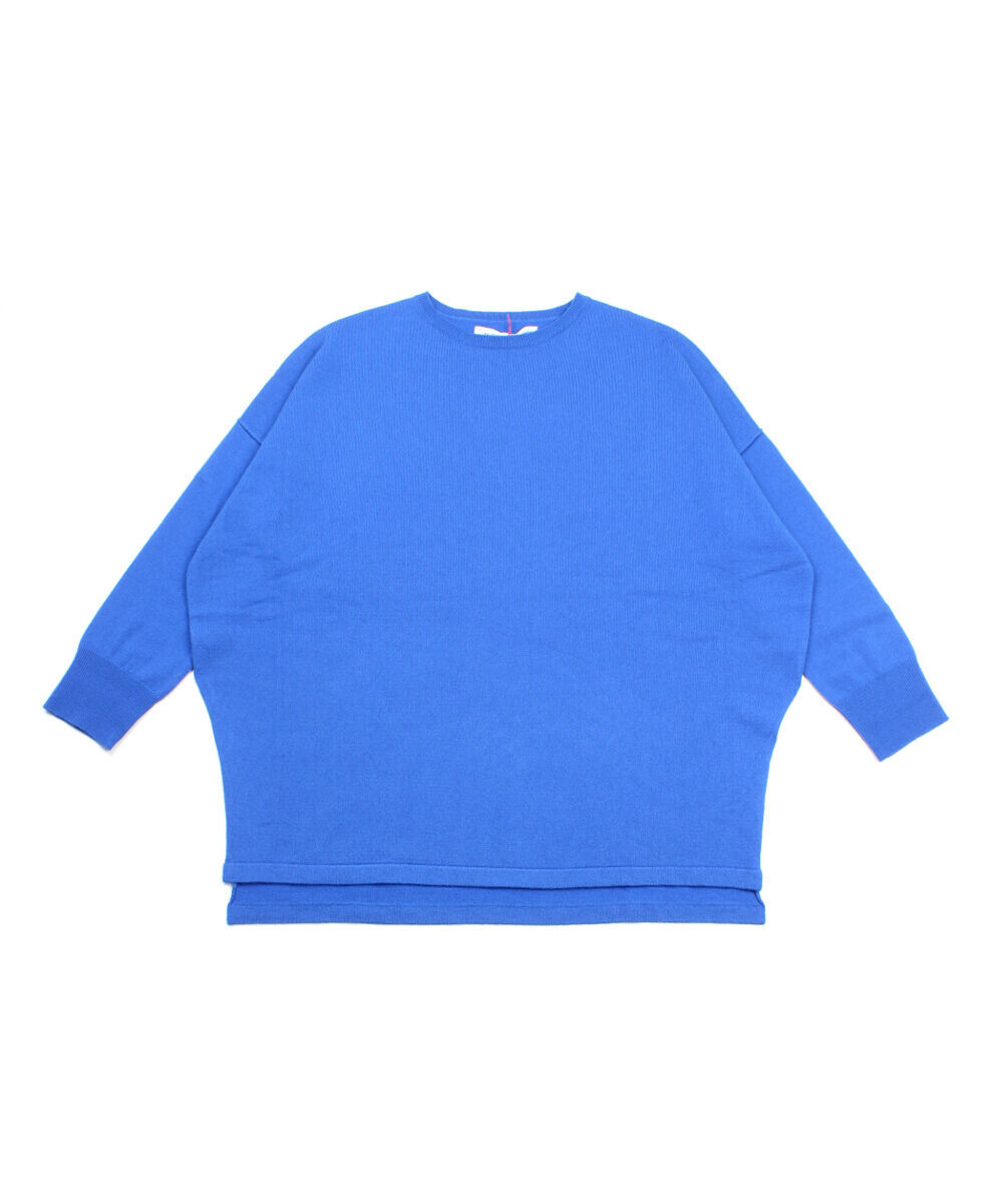 ヴェリテクール　クルーネックニット プルオーバー　コットン　カシミヤ　ゆったり Veritecoeur（ヴェリテクール） クルーネックニット プルオーバー