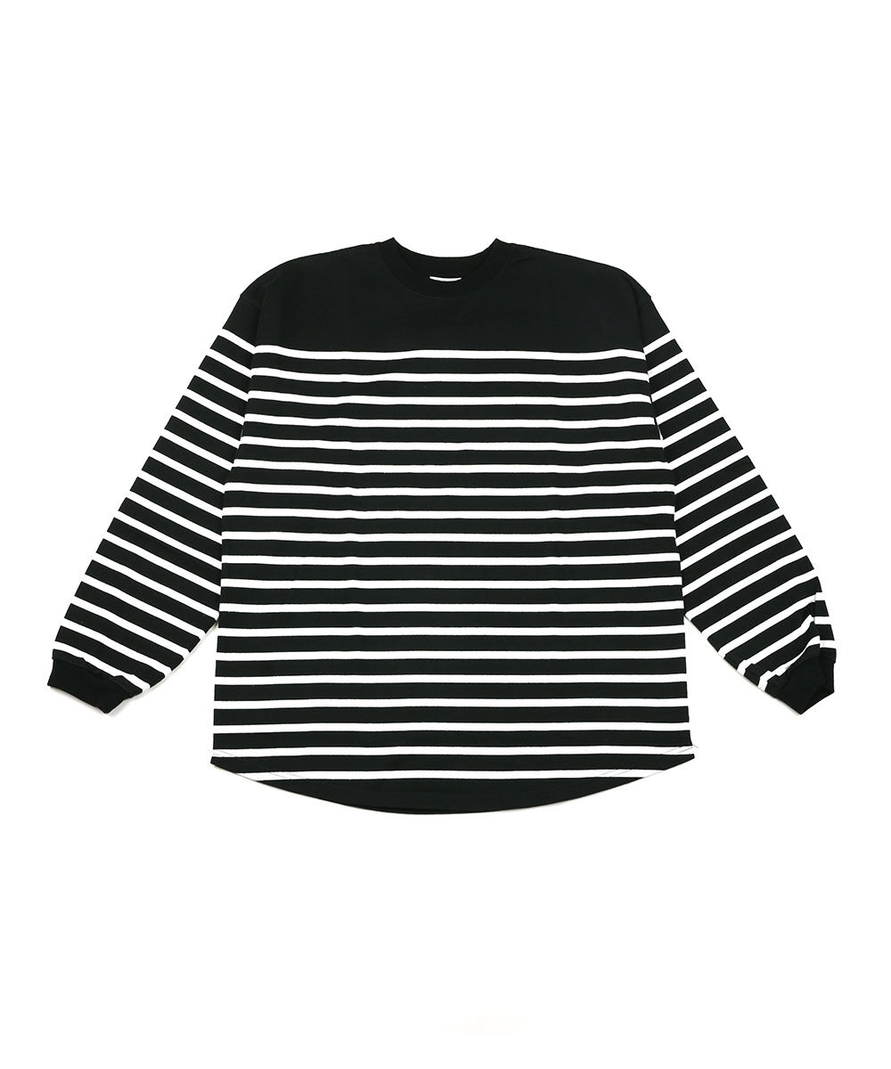 ザ シンゾーン パネルボーダー カットソー PANEL BORDER TOP THE