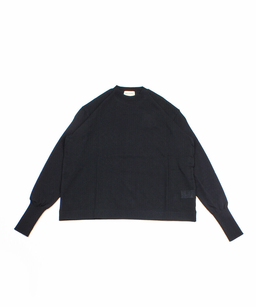 メヤメ ニットプルオーバー COTTON KNIT LONG SLEEVE TEE コットンニットロングスリーブT MEYAME レディース 国内正規品