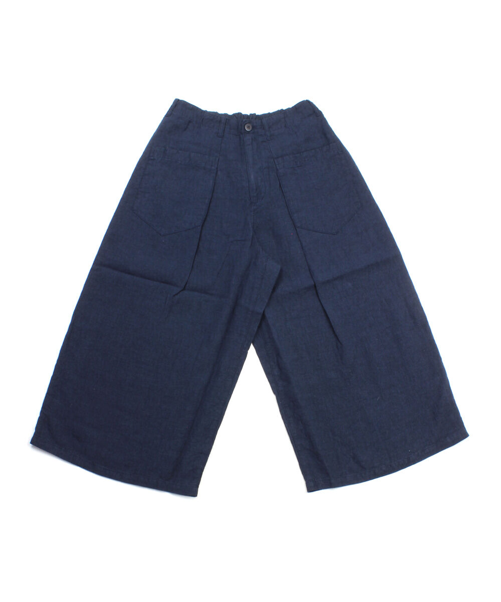 NATURAL LAUNDRY ナチュラルランドリー タックガウチョパンツ