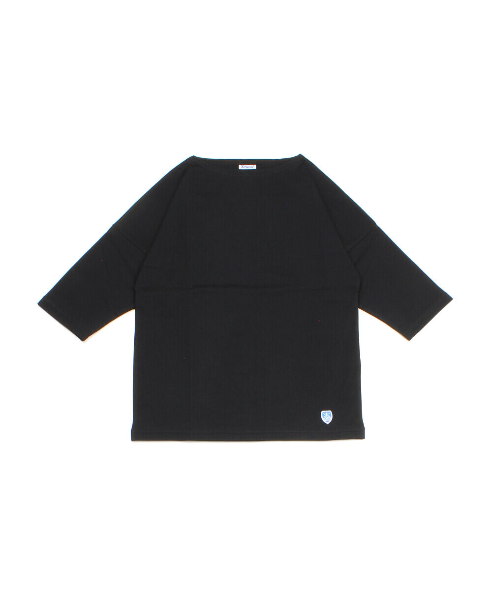 オーチバル・オーシバル ボートネックプルオーバー 5分袖Tシャツ ハーフスリーブカットソー ORCIVAL レディース 国内正規品 ORCIVAL オーチバル・オーシバル ボートネックプルオーバー 5分
