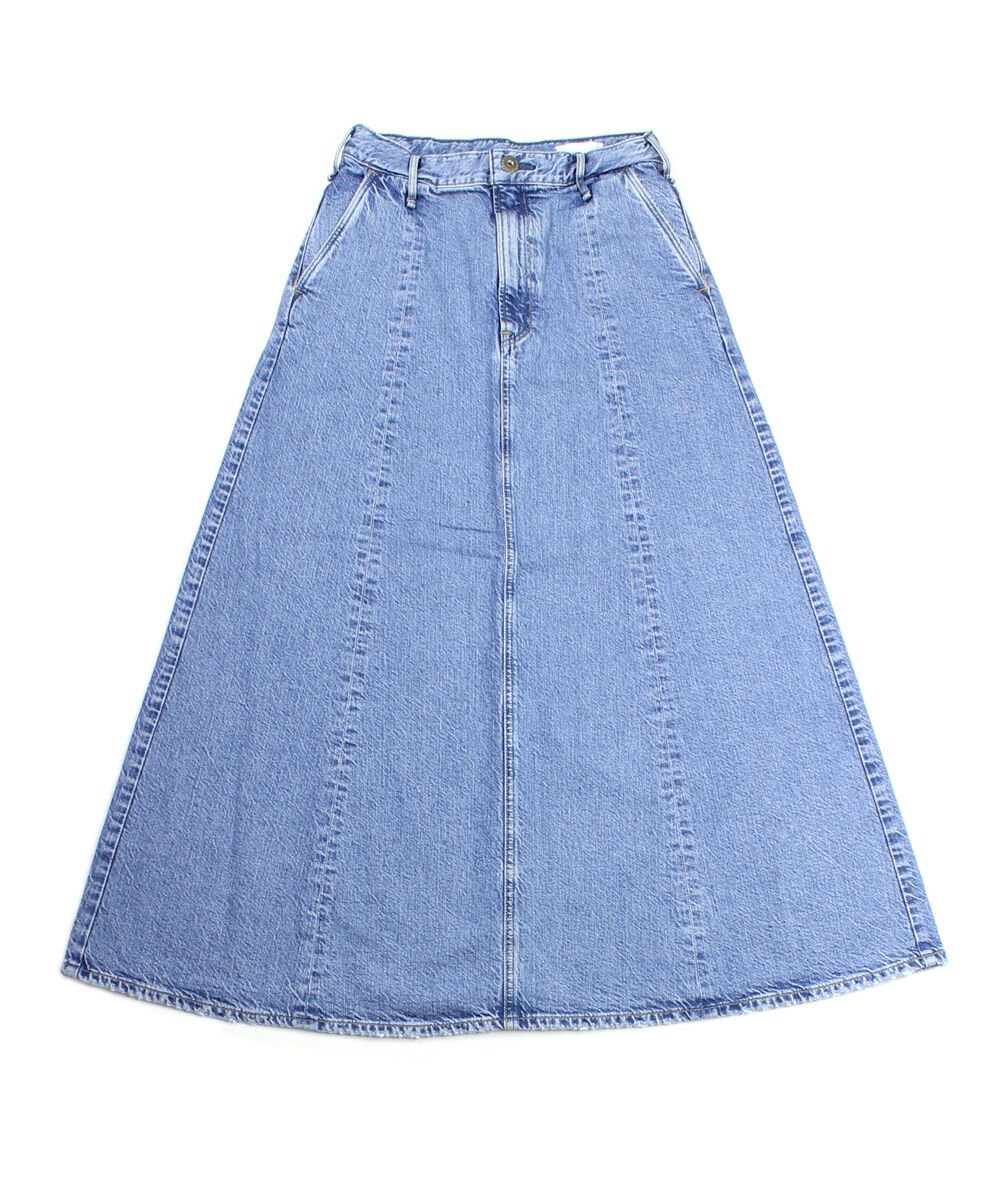 アッパーハイツ ロングフレアスカート パネルスカート THE TRACK SKIRT