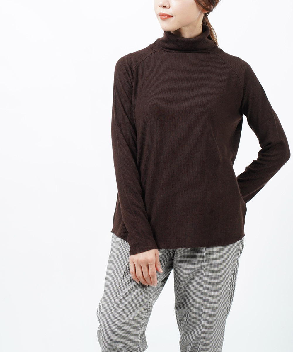 メヤメ タートルネックニット リブニットプルオーバー WASHABLE WOOL RIB TURTLE NECK PULLOVER MEYAME  レディース 国内正規品