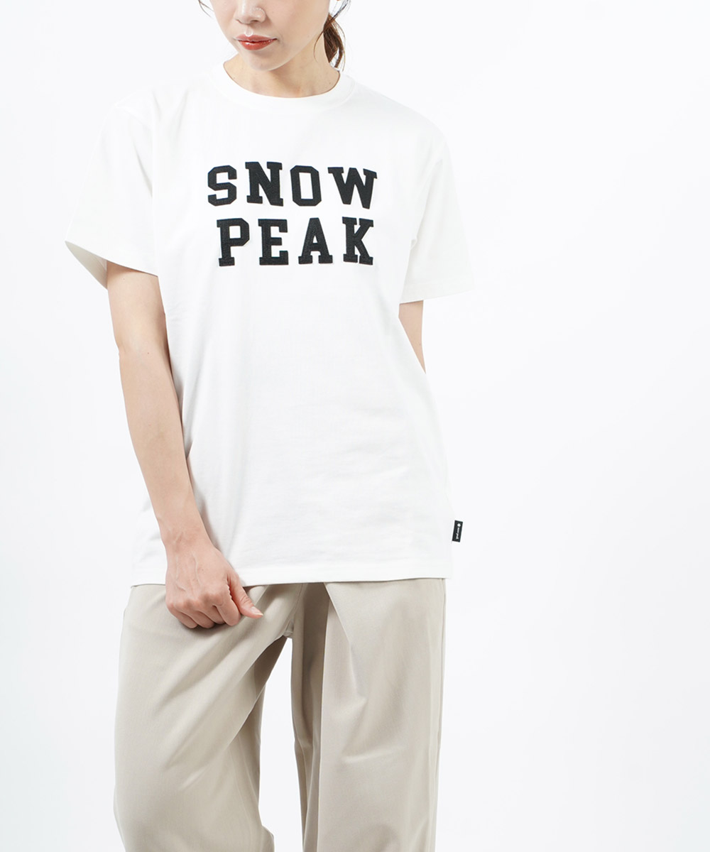 snow peak スノーピーク ロゴTシャツ カットソー SNOW PEAK Felt
