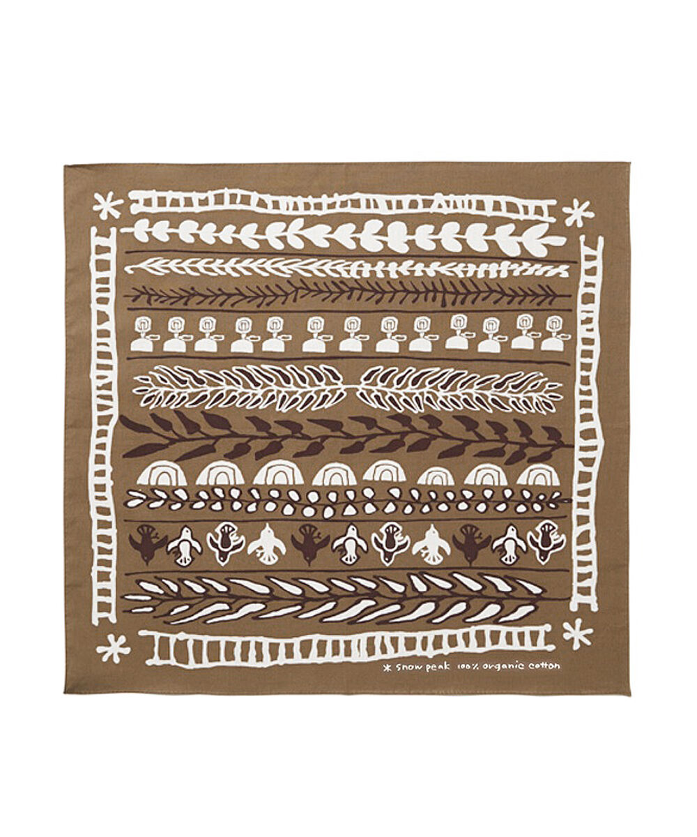 スノーピーク 大判 バンダナ OG Cotton Nordic Bandana Snow Peak レディース メンズ 国内正規品 メール便可能1