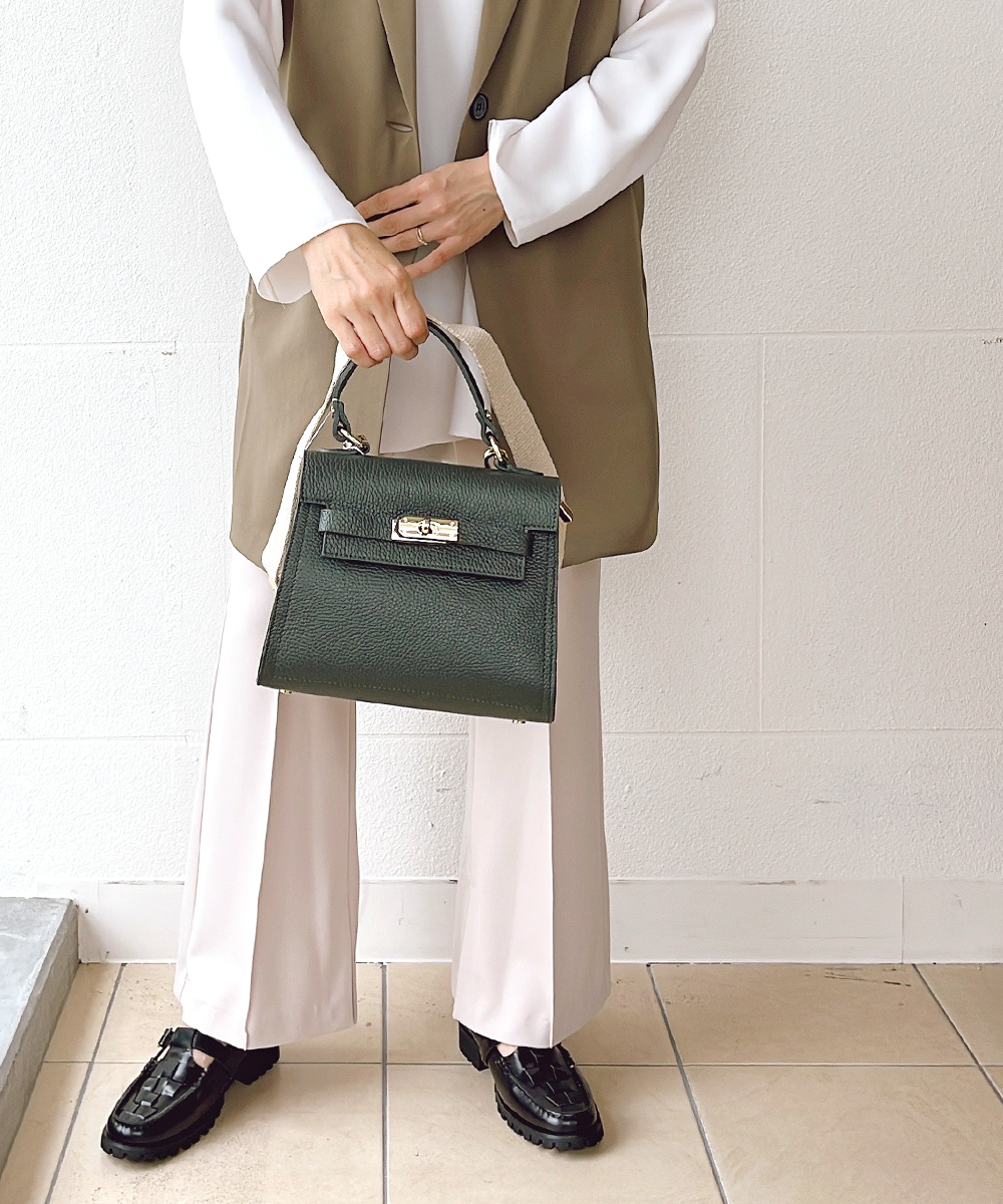 AULENTTI オウレンティ ハンドバッグ ショルダーバッグ レザー