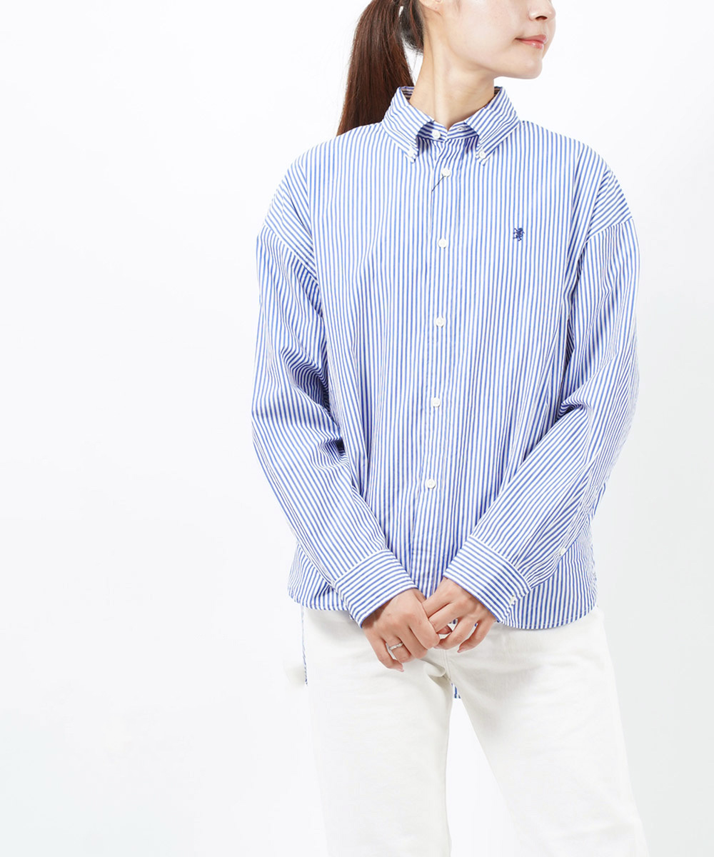 GYMPHLEX ジムフレックス 長袖 ボタンダウンシャツ Gymphlex