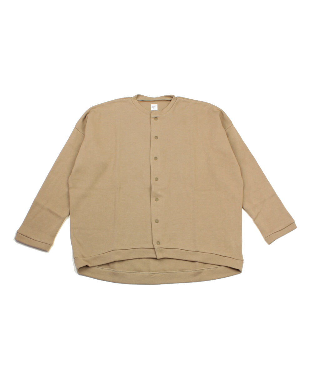 新品タグ 未着 ナチュラルランドリー 麻100 重ね着風カーディガン NATURAL LAUNDRY（ナチュラルランドリー） グリン コクーン
