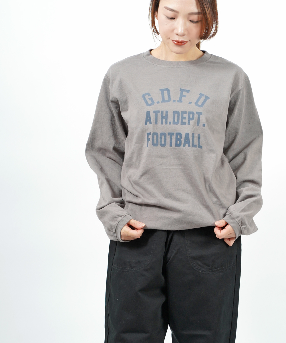 グッドウェア ロゴTシャツ ロングスリーブカットソー ロンT GDFU CREW-NECK L/SL WITH CUFF&HEM RIB  GOODWEAR レディース 国内正規品