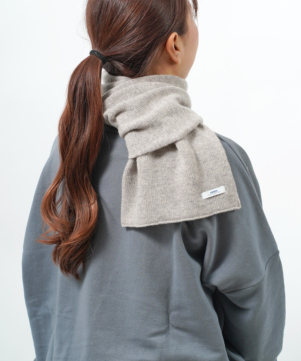 ARMEN（アーメン） カシミヤ ウール ループスカーフ レディース 国内