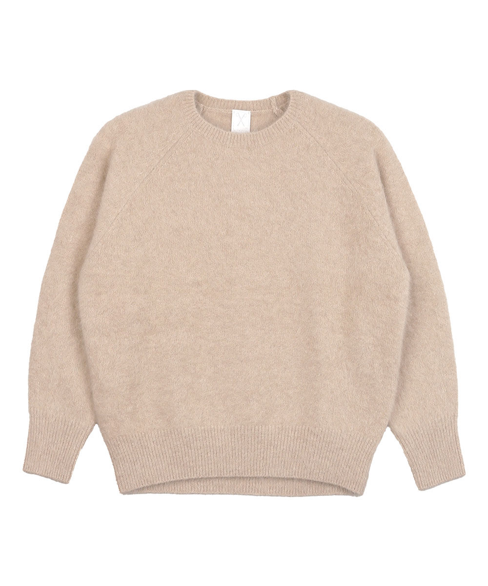 PUPULA（ププラ） フォックスカシミヤ クルーネックニット レディース