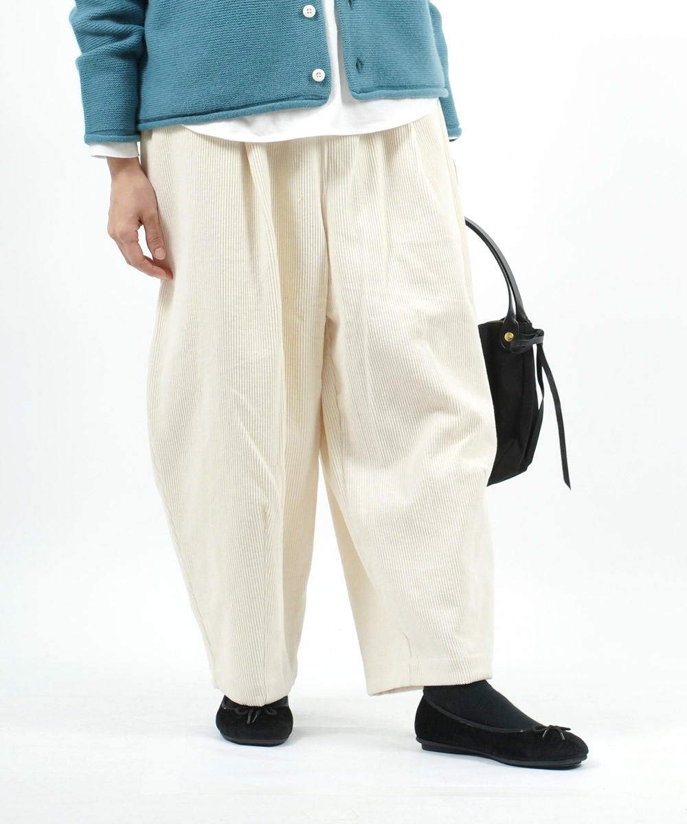 tumugu SALE ツムグ ワイドパンツ コーデュロイパンツ