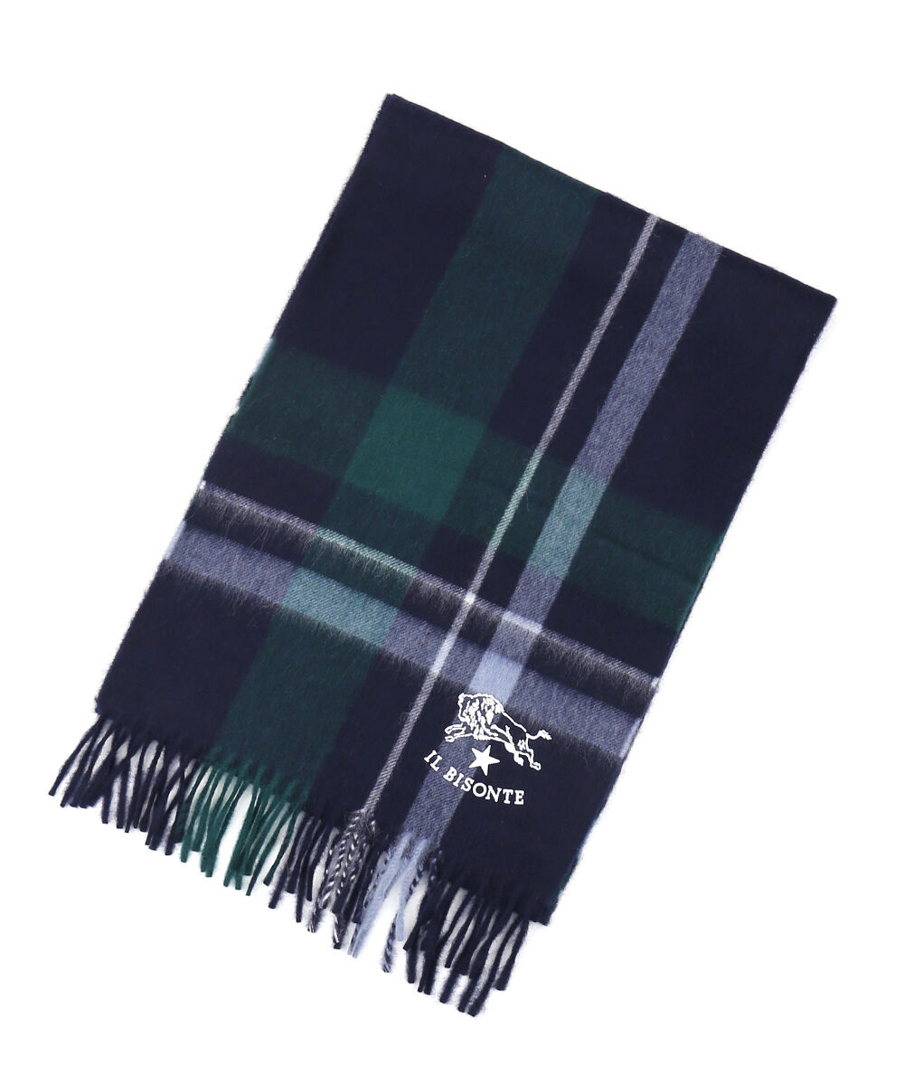 IL BISONTE（イルビゾンテ） チェックストール マフラー レディース