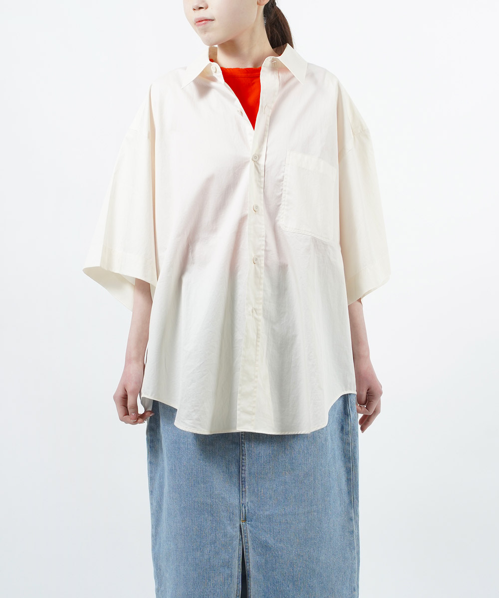 ザ シンゾーン 半袖シャツ ワイドシャツ WIDE SLEEVE SHIRT THE
