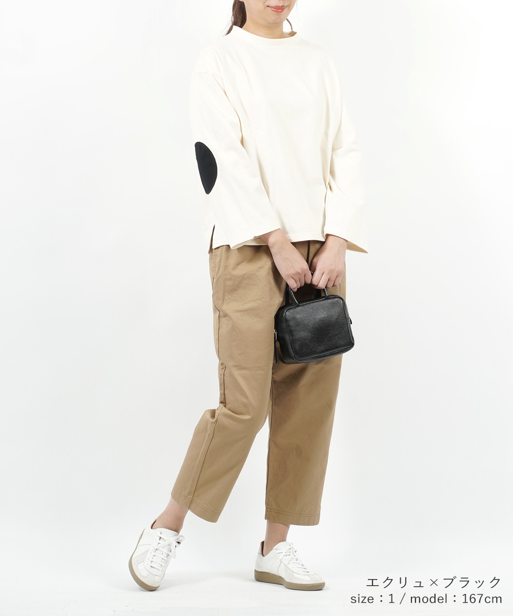 NARU（ナル） エルボーパッチ ワイドプルオーバー レディース 国内正規