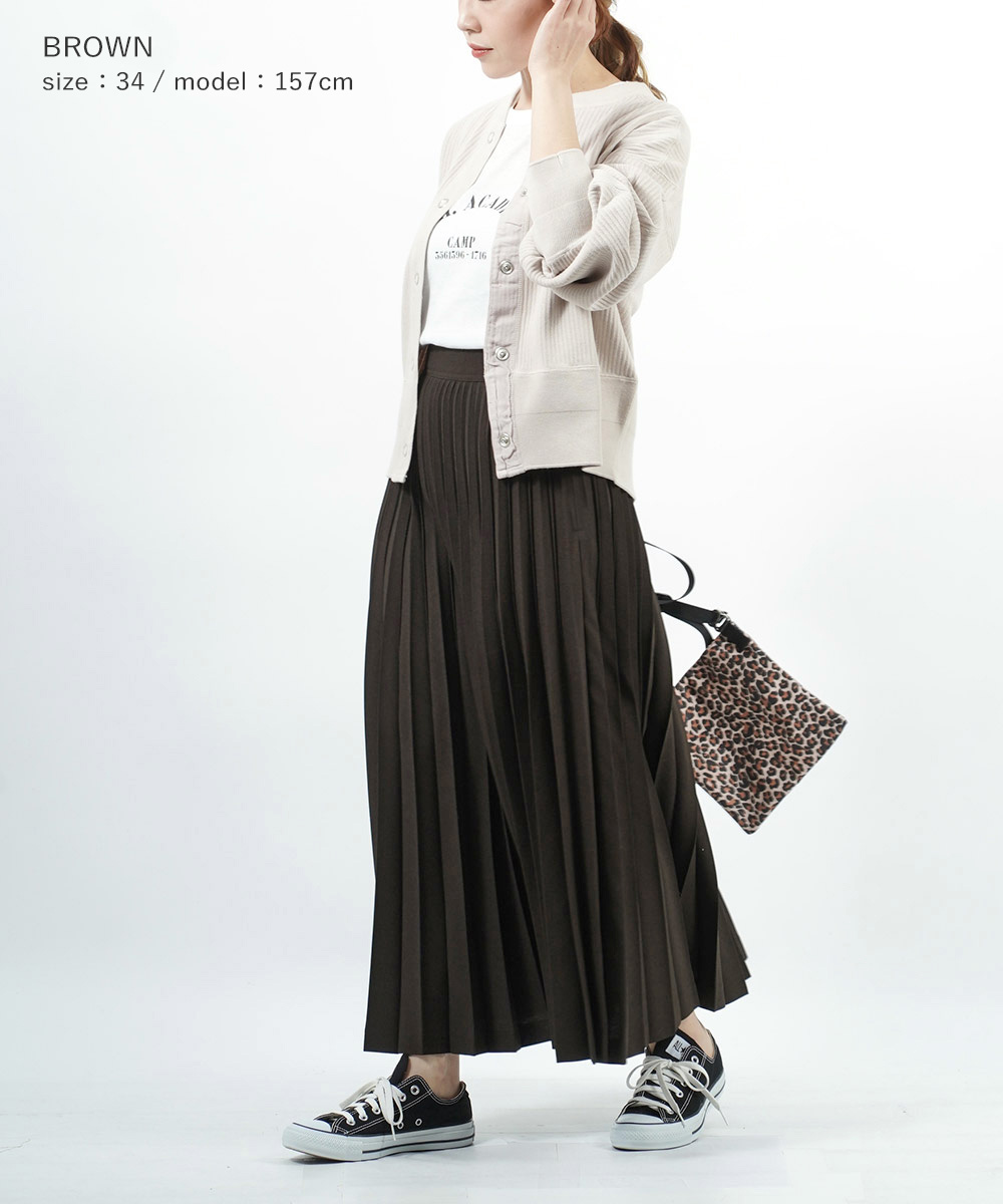 ザ シンゾーン プリーツスカート ロングスカート PLEATS SKIRT THE