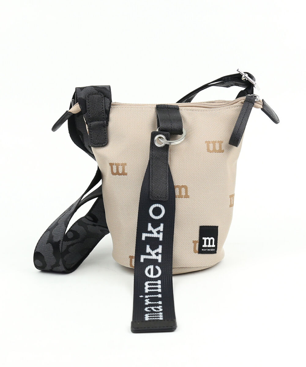 マリメッコ ショルダーバッグ ESSENTIAL BUCKET M-LOGO marimekko レ...