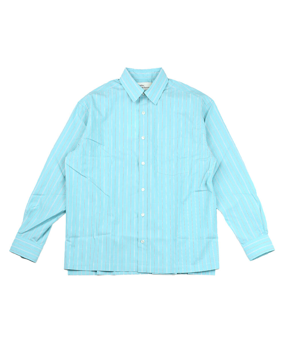 アトリエモンケメル ボックスシャツ ストライプシャツ BOX SHIRT 