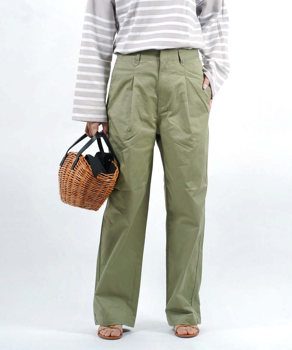 アッパーハイツ チノパンツ THE CHINO TUCK PT ザ チノタック