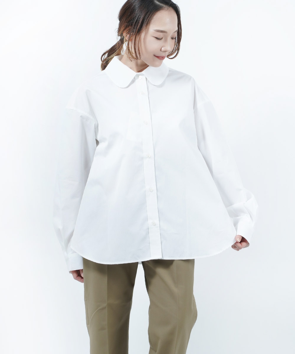 ザ シンゾーン シャツ ブラウス ROUND COLLAR BLOUSE THE SHINZONE 2023春夏新作 レディース 国内正規品