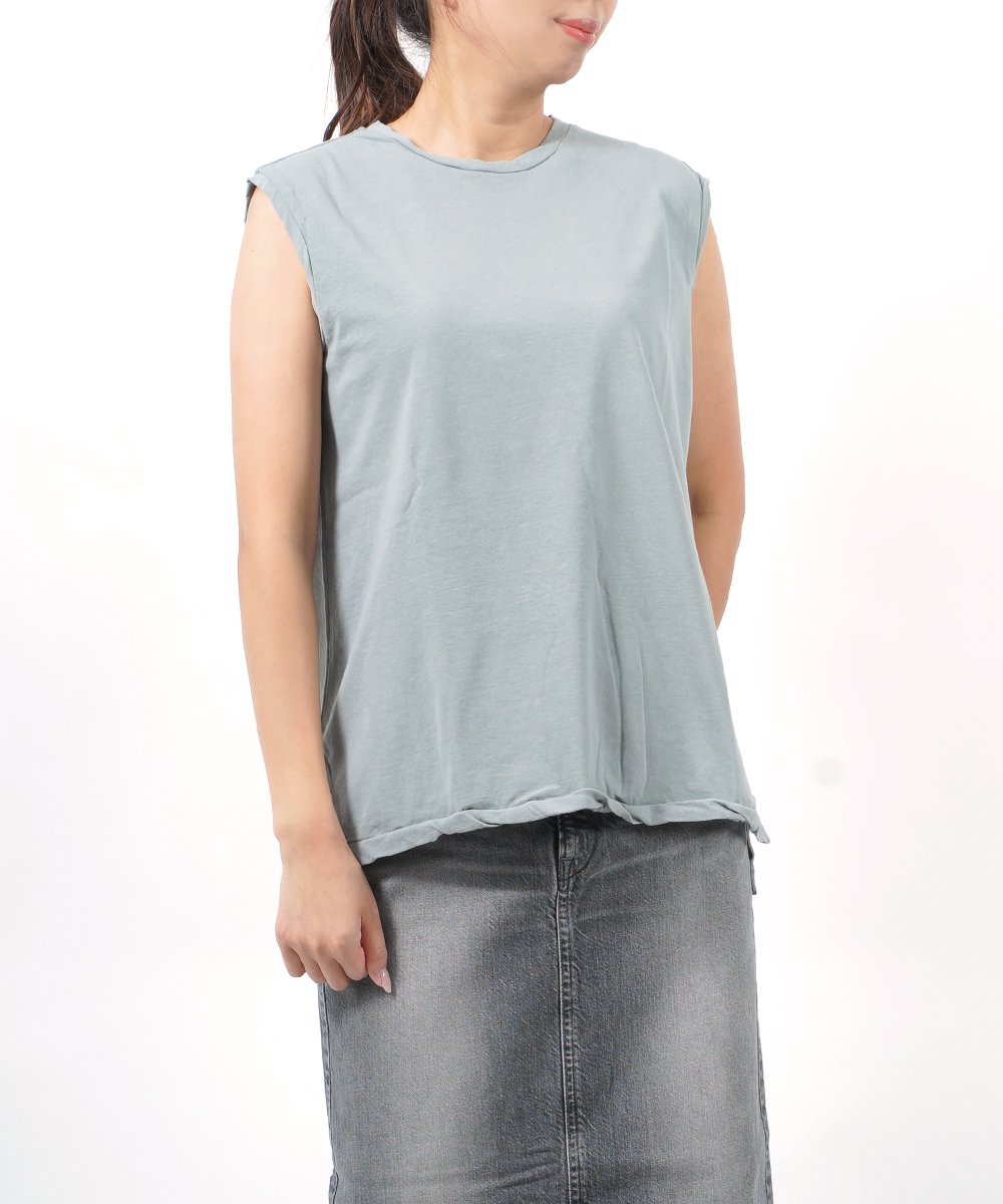 tシャツ 「GREY CHORD /グレーコード」ノースリーブトップス / SOFIE レディース Rouge vif la cle tシャツ 「GREY CHORD /グレーコード