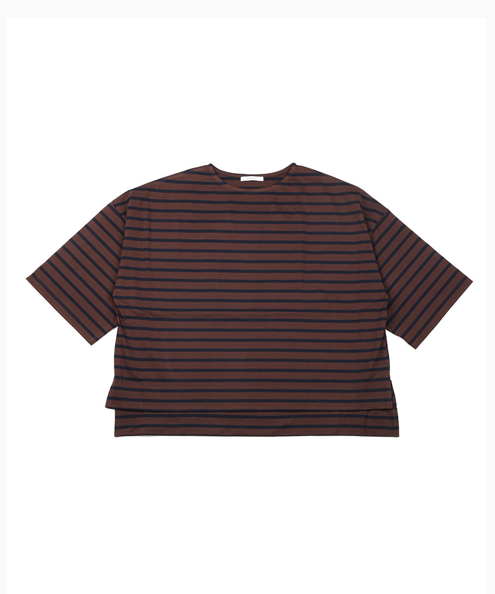MANON（マノン） ボーダー ビッグTシャツ カットソー レディース 国内