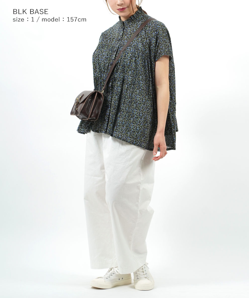 シモンズグランドセール SOIL(ファッション) ソイル FLOWER SMALL VOILE COTTON ブラウス トップス