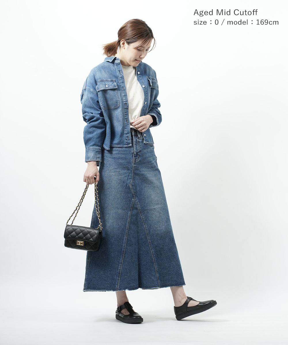 Healthy denim（ヘルシーデニム） リメイク デニムスカート Pomelo