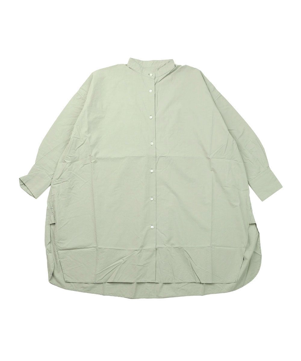 SETTO◆ミドルシャツ/バックギャザーシャツ/FREE/コットン/GRN/STLS10033A SETTO セット ミドルシャツ バックギャザーシャツ レディース