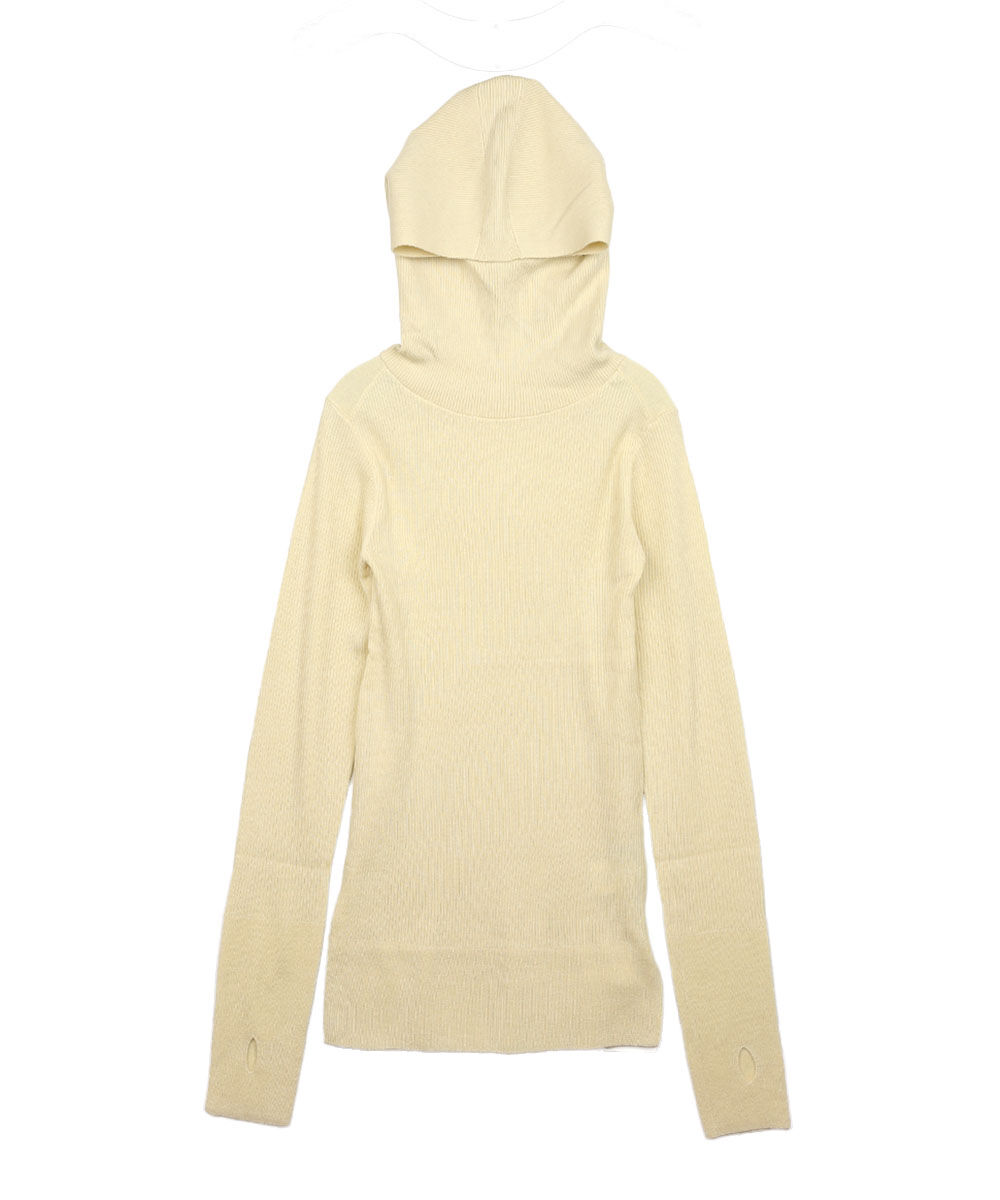 アントム リブ フーディ ニットプルオーバー ANTHOM 2025秋冬新作