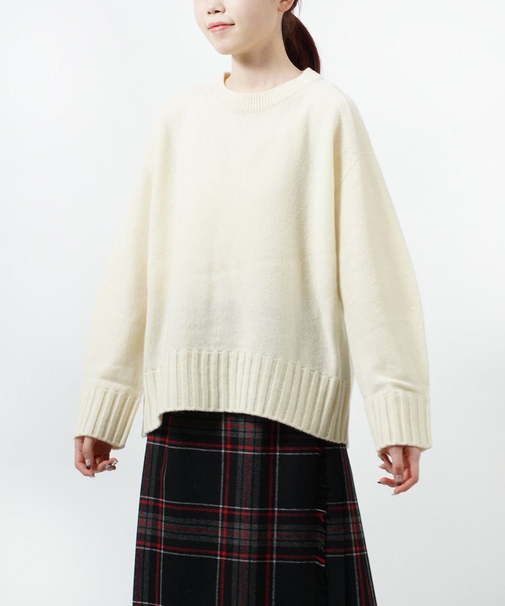 emmaculate（エマキュレイト） クルーネックニット セーター